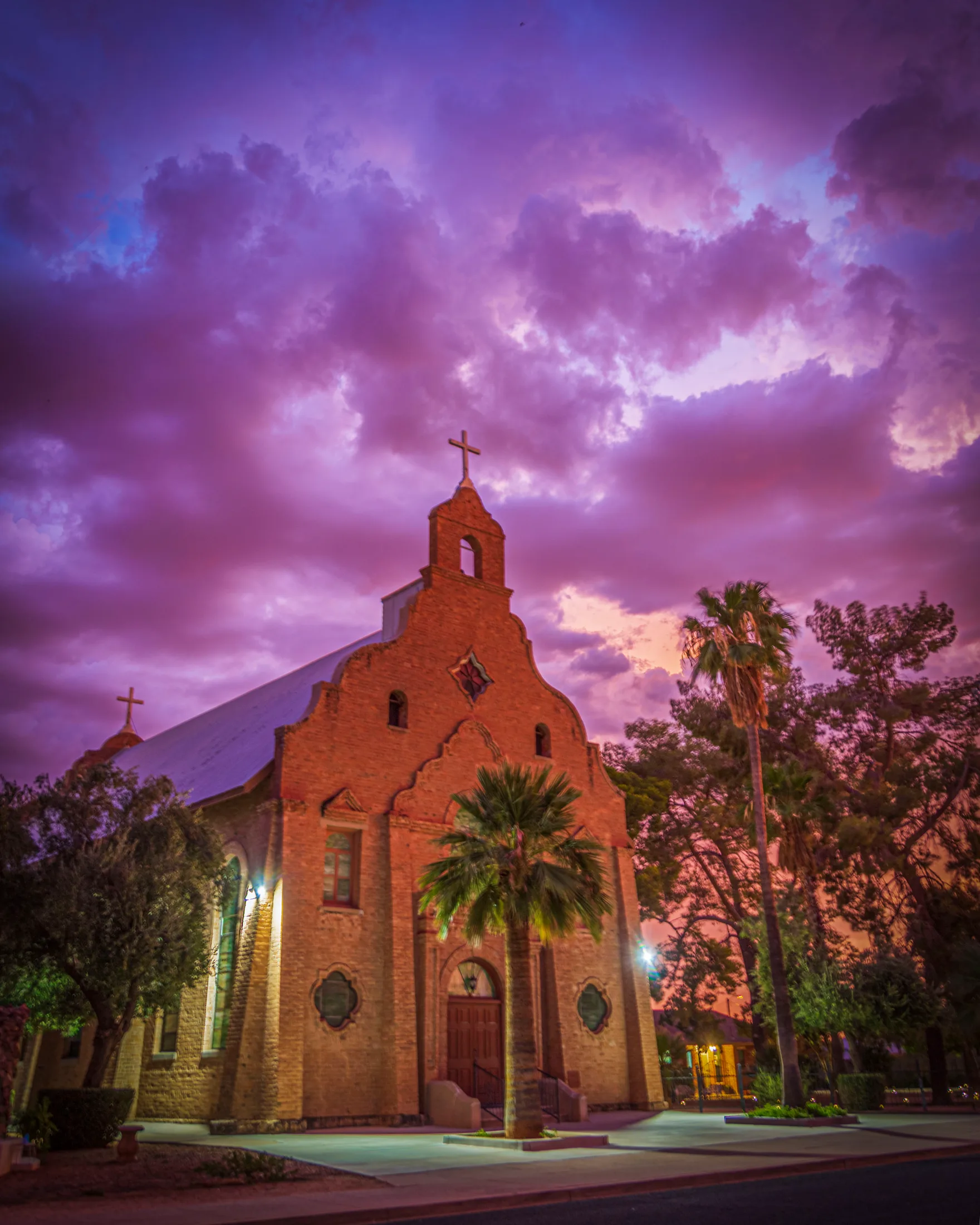MAR (12) Assumption of the Blessed Virgin Mary Catholic Church Florence AZ Assumption of the Blessed Virgin Mary Catholic Church Florence AZ, architecture, a fine art photograph by Michael Joseph Baca