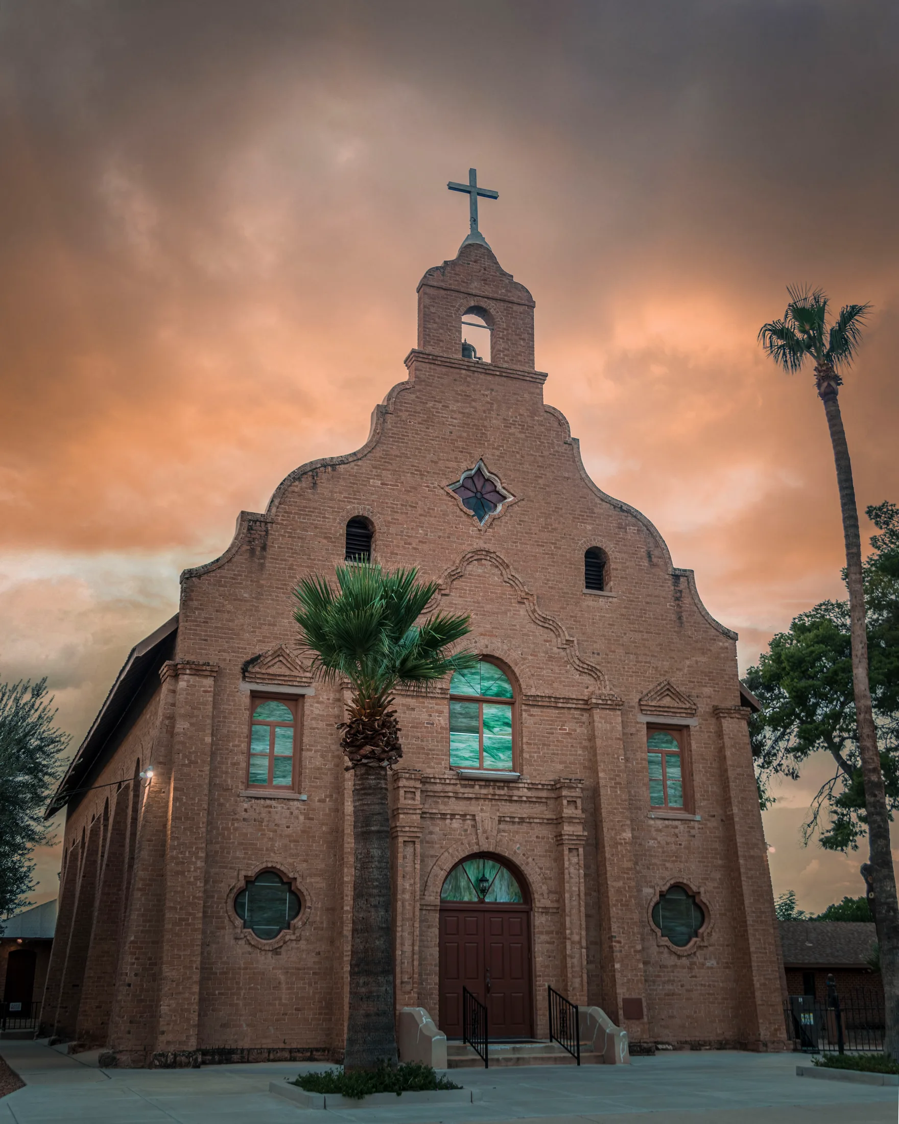MAR (24) Assumption of the Blessed Virgin Mary Catholic Church Florence AZ Assumption of the Blessed Virgin Mary Catholic Church Florence AZ, architecture, a fine art photograph by Michael Joseph Baca