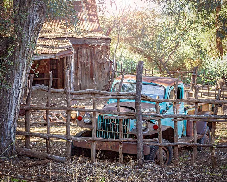 CJT01 Boyce Thompson Arboretum Truck Superior AZ Boyce Thompson Arboretum Truck Superior AZ, vehicles, a fine art photograph by Janell Evelyn Baca