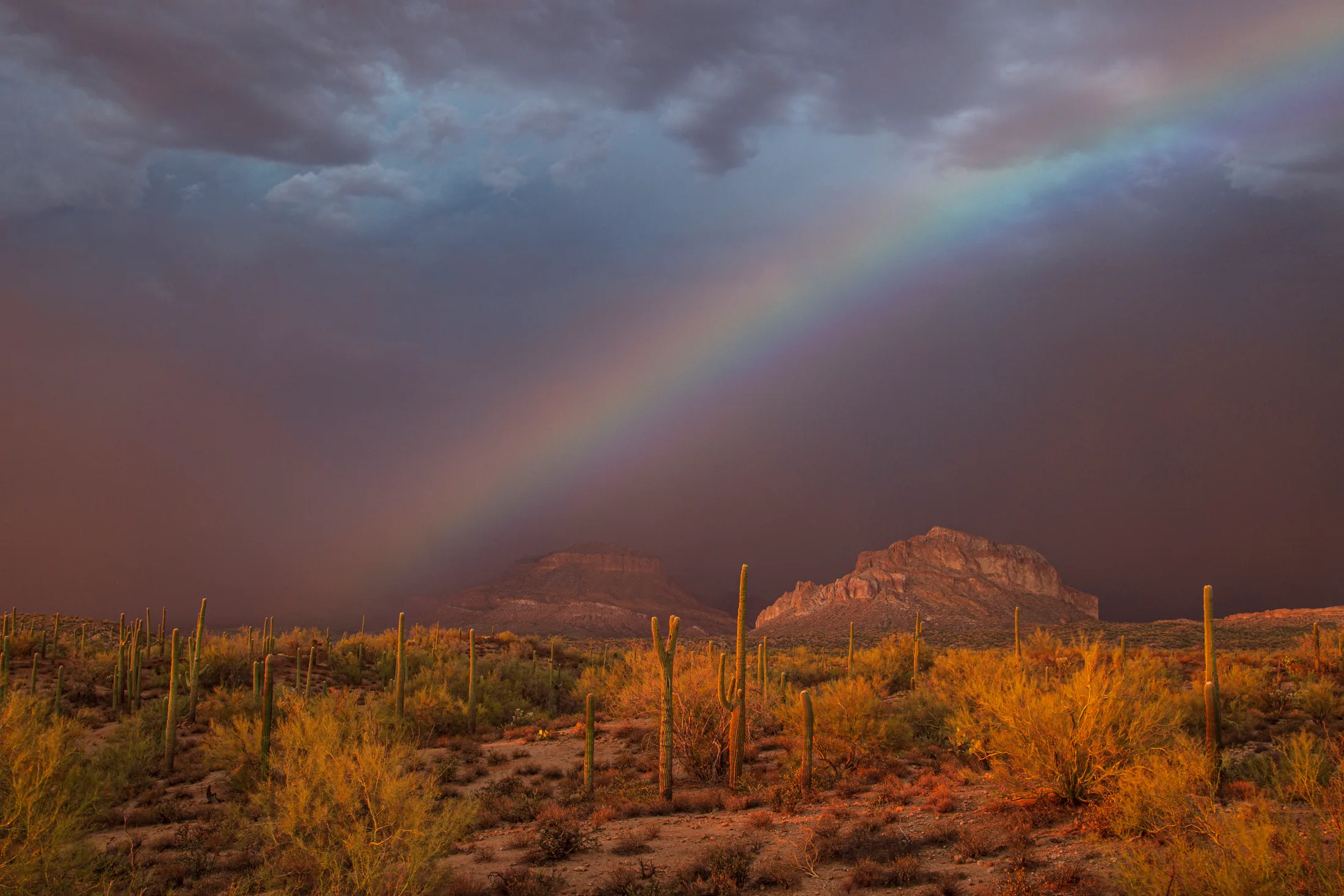 MST (33) Buttes Florence AZ Buttes Florence AZ, lightning, a fine art photograph by Michael Joseph Baca, Casa de Baca Studios, Florence, Arizona