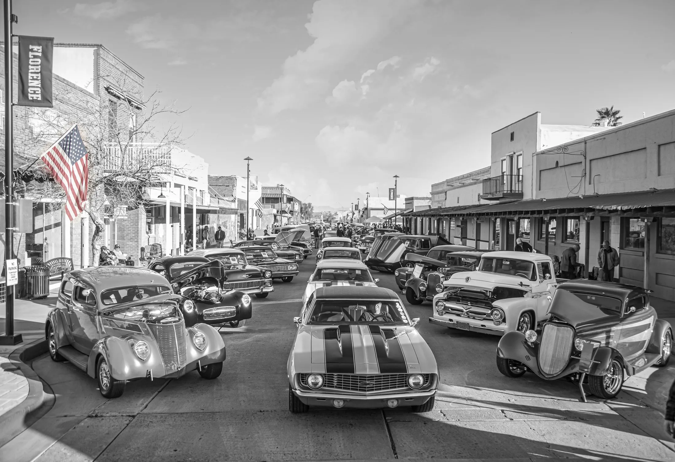 MOA (10)BW CAR SHOW 2020 Florence AZ CAR SHOW 2020 Florence AZ, vehicles, a fine art photograph by Michael Joseph Baca, Casa de Baca Studios, Florence, Arizona