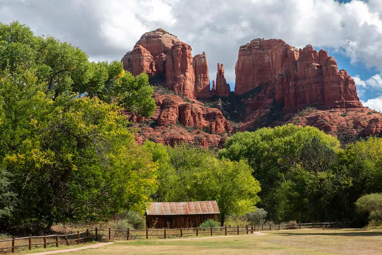 JA002 Cathedral Rock from Red Rock State Park Cathedral Rock from Red Rock State Park, landscape, a fine art photograph by Janell Evelyn Baca
