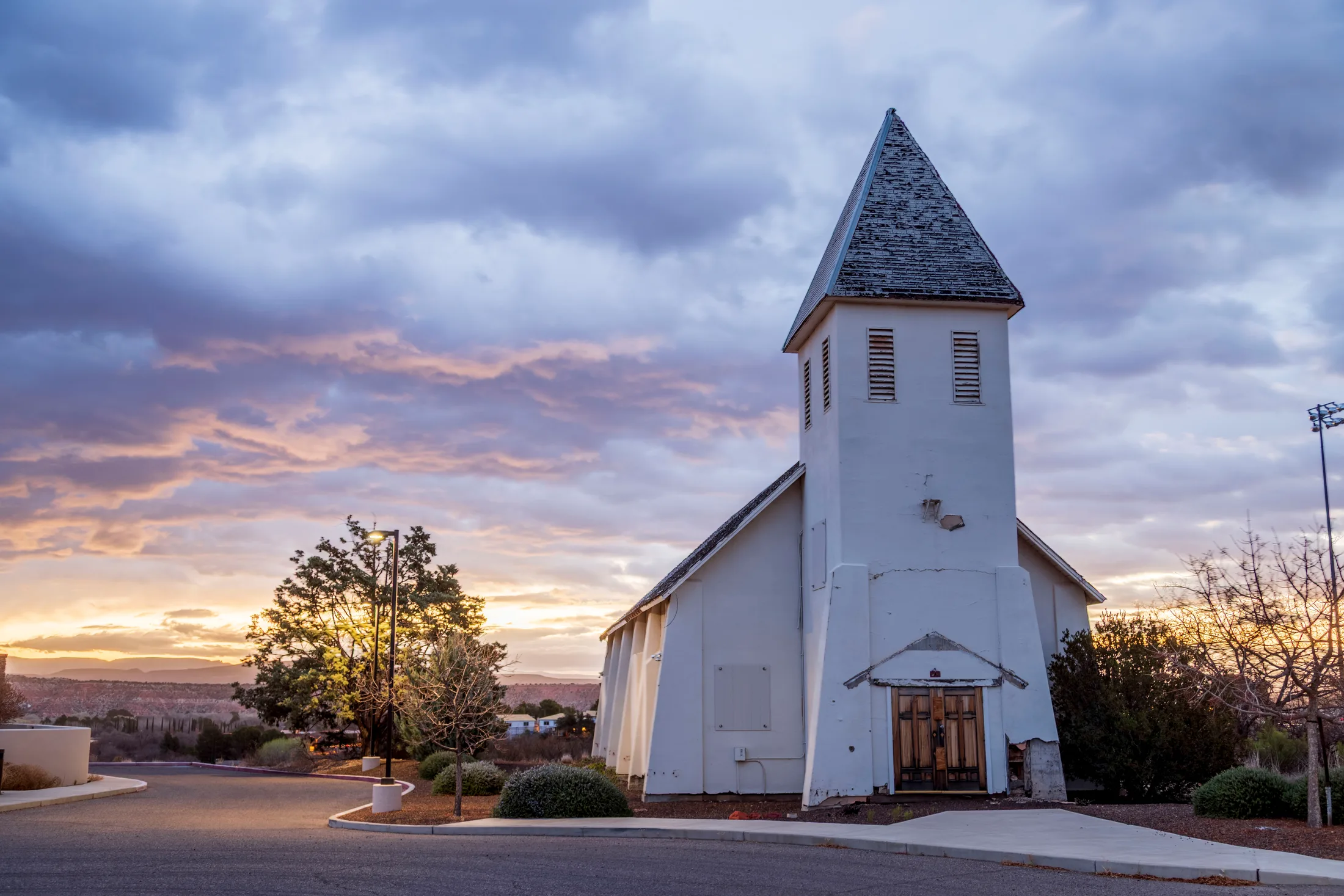 MAR (42) Church Cottonwood AZ Church Cottonwood AZ, architecture, a fine art photograph by Michael Joseph Baca, Casa de Baca Studios, Florence, Arizona