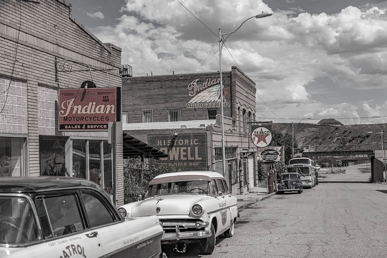 CJL03 Lowell Arizona near Bisbee CJL03 Lowell Arizona near Bisbee, vehicles by Janell Evelyn Baca, Casa de Baca Studios, Florence, Arizona