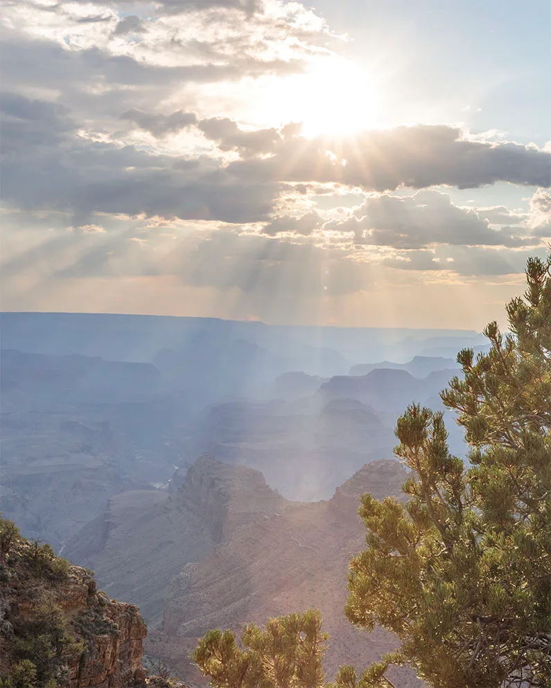 DJ008 Sunny Clouded South Rim Grand Canyon DJ008 Sunny Clouded South Rim Grand Canyon, landscape by Janell Evelyn Baca, Casa de Baca Studios, Florence, Arizona