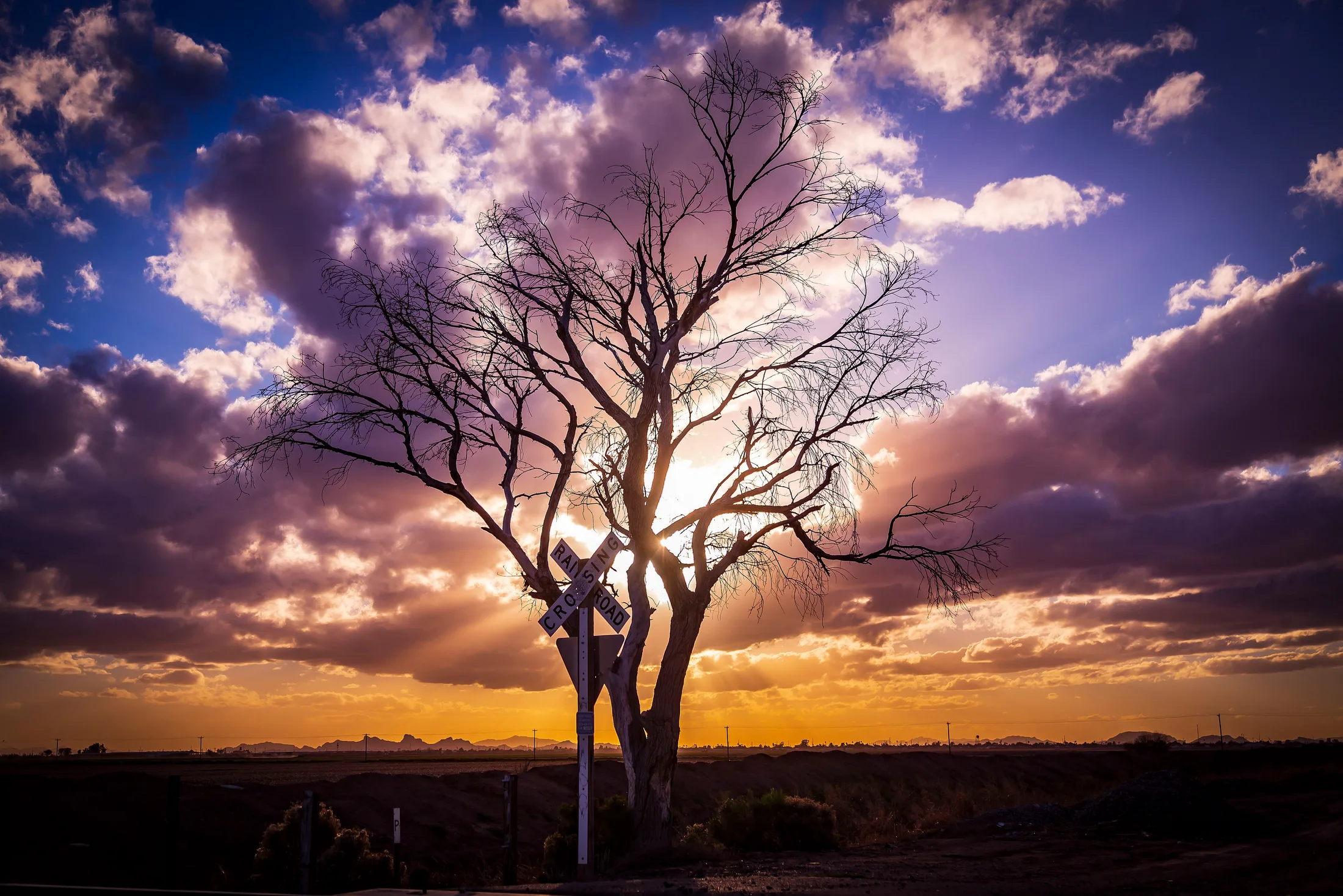 MSS (31) Eloy AZ Eloy AZ, sunset and sunrise, a fine art photograph by Michael Joseph Baca, Casa de Baca Studios, Florence, Arizona
