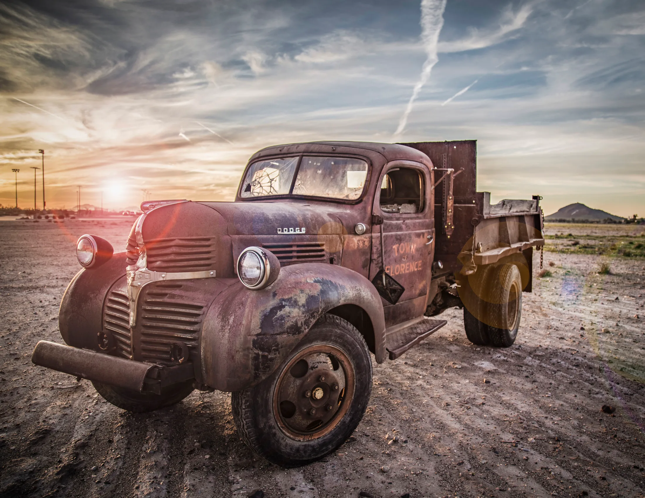 MOA (5) Florence Arizona Florence Arizona, vehicles, a fine art photograph by Michael Joseph Baca, Casa de Baca Studios, Florence, Arizona