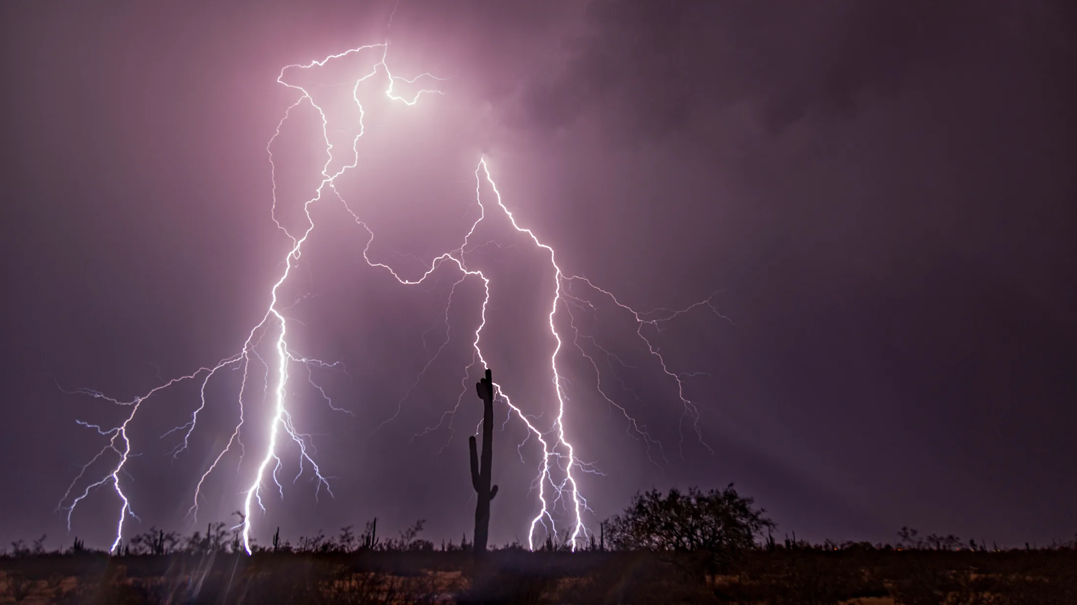 MST (15) Florence AZ Florence AZ, lightning, a fine art photograph by Michael Joseph Baca, Casa de Baca Studios, Florence, Arizona
