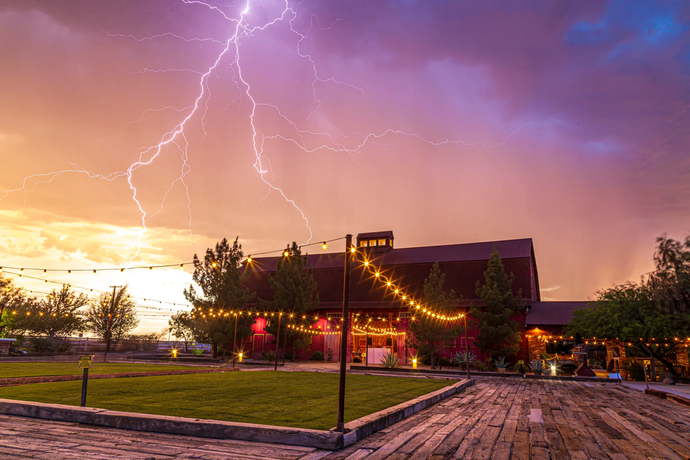 MST (16) Florence AZ Florence AZ, lightning, a fine art photograph by Michael Joseph Baca, Casa de Baca Studios, Florence, Arizona