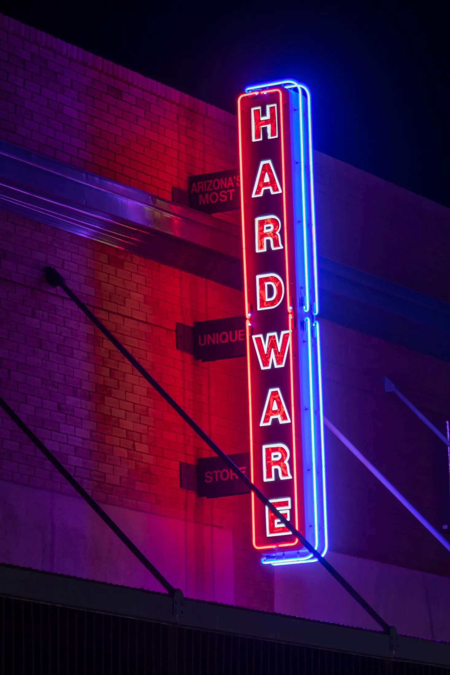 Neon (2) Florence AZ Florence AZ, neon, a fine art photograph by Michael Joseph Baca, Casa de Baca Studios, Florence, Arizona