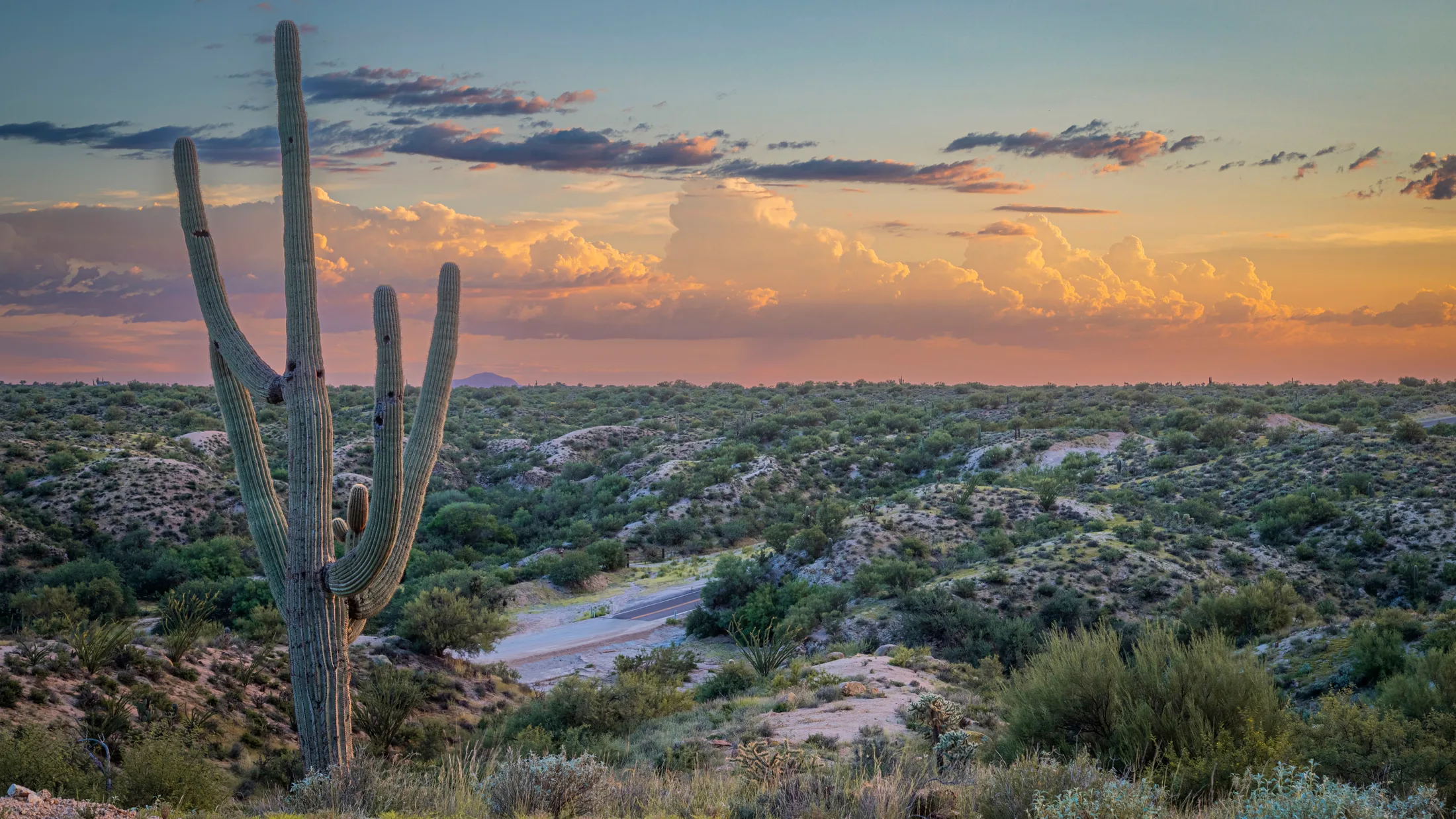 MSS (56) Florence AZ Florence AZ, sunset and sunrise, a fine art photograph by Michael Joseph Baca, Casa de Baca Studios, Florence, Arizona