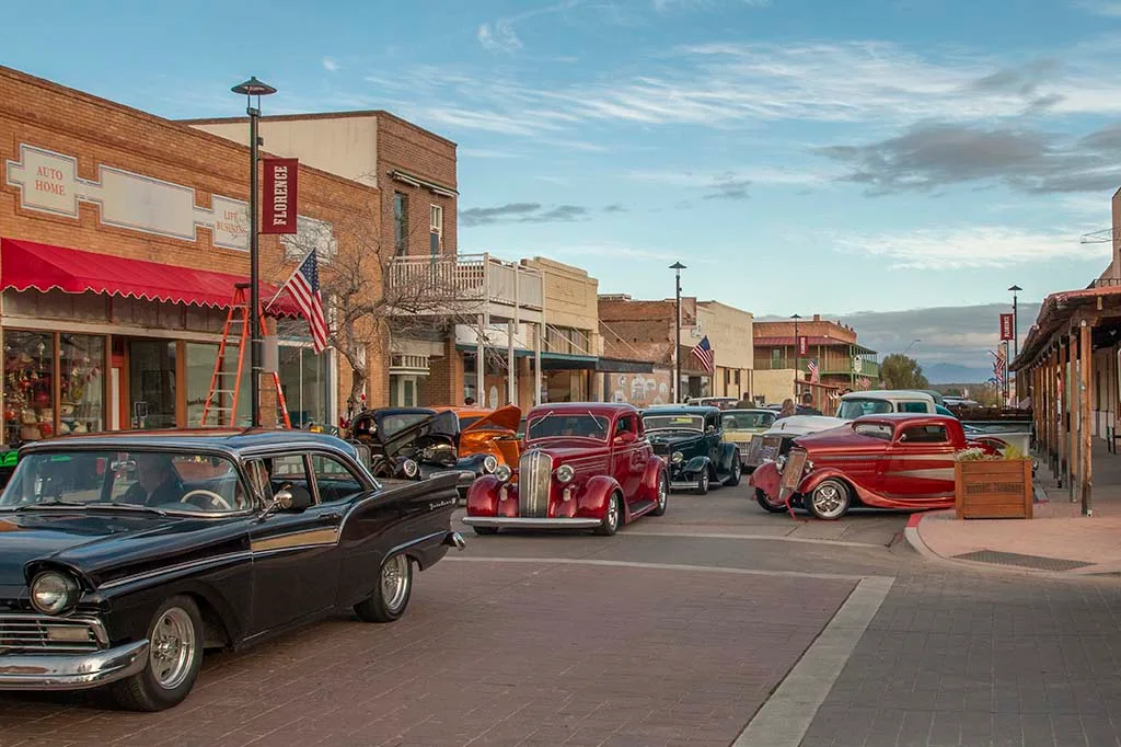 CJF18B Florence Car Show 2 16 19 Florence Car Show 2 16 19, vehicles, a fine art photograph by Janell Evelyn Baca, Casa de Baca Studios, Florence, Arizona