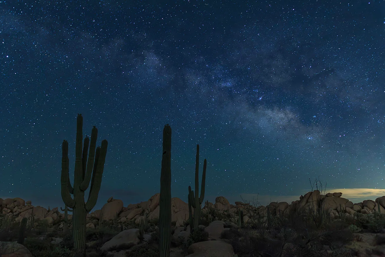 KJ004 Froggy Milky Way at the Boulders Florence AZ Froggy Milky Way at the Boulders Florence AZ, a fine art photograph by Janell Evelyn Baca