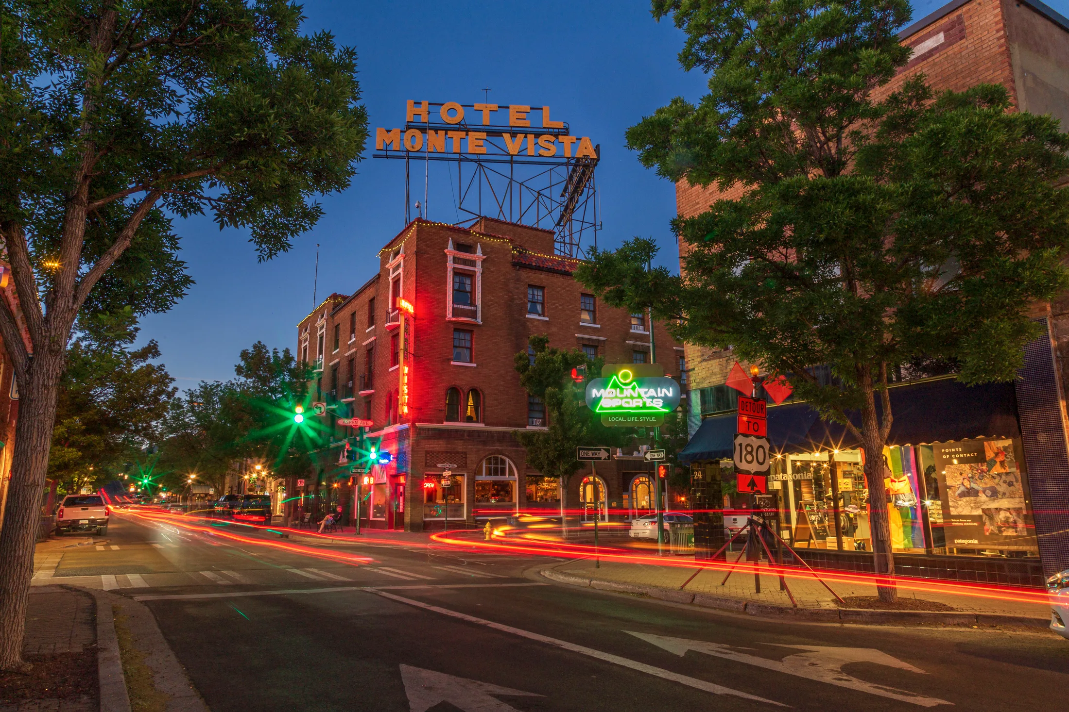 MAR (37) Hotel Monte Vista Flagstaff Arizona Hotel Monte Vista Flagstaff Arizona, architecture, a fine art photograph by Michael Joseph Baca