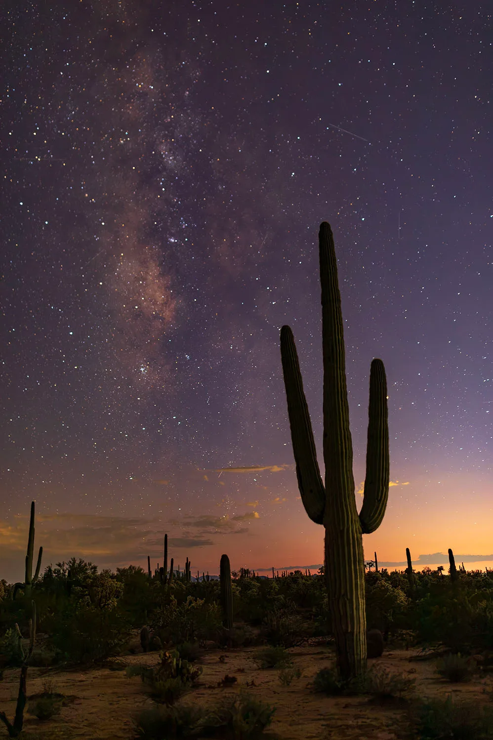KJ006 Milky Way off Florence Kelvin Highway KJ006 Milky Way off Florence Kelvin Highway by Janell Evelyn Baca, Casa de Baca Studios, Florence, Arizona