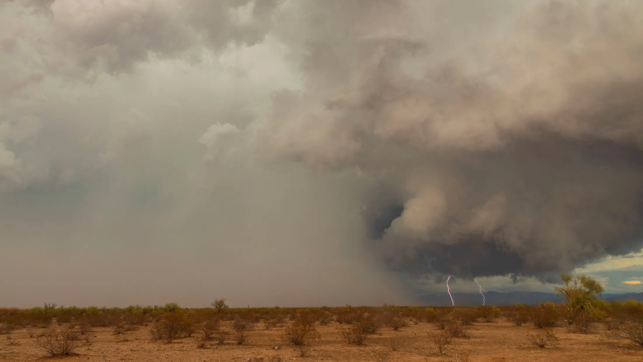 MST (67) Monsoon around Florence AZ Monsoon around Florence AZ, lightning, a fine art photograph by Michael Joseph Baca, Casa de Baca Studios, Florence, Arizona