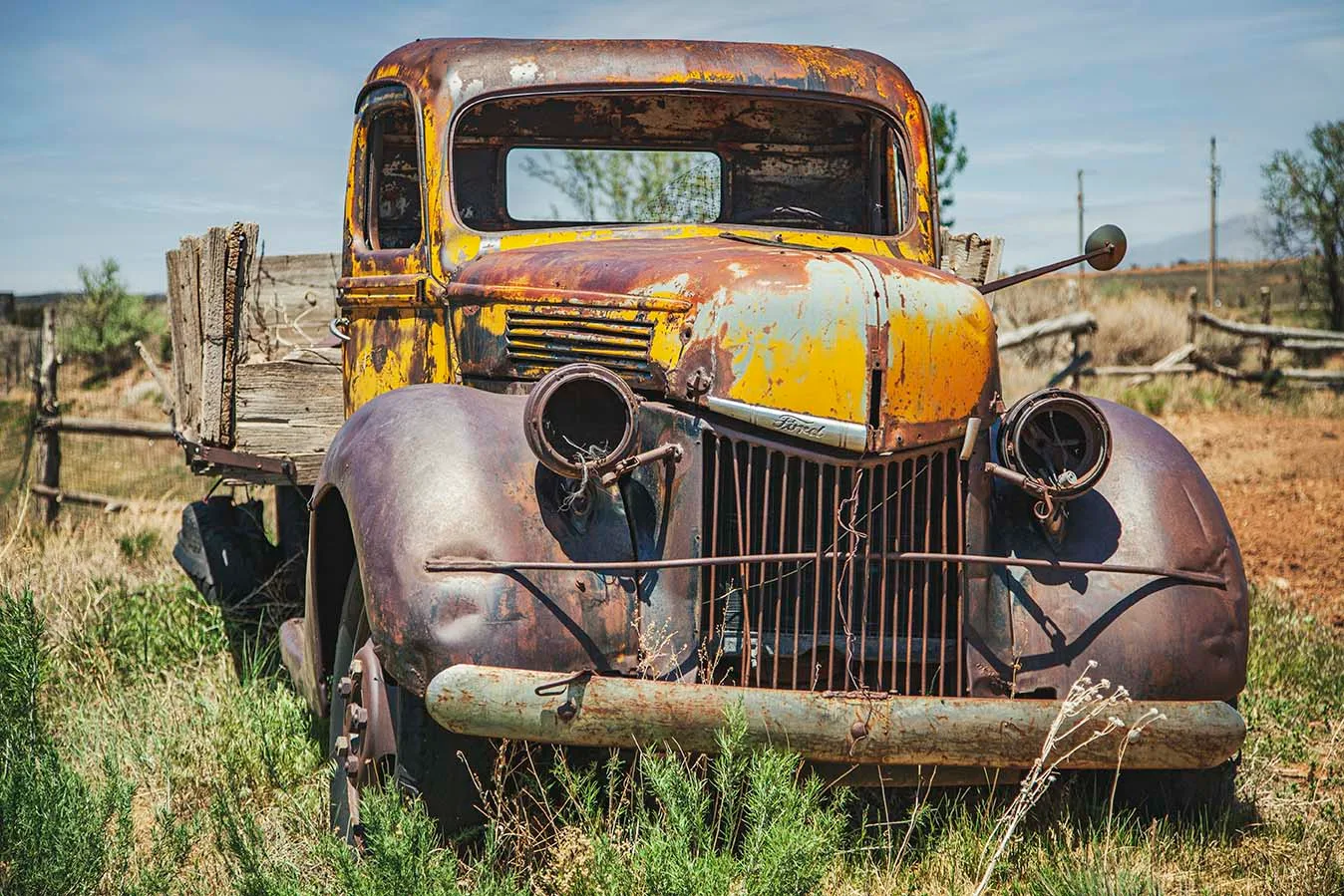 CJ001 Monticello, UT Monticello, UT, vehicles, a fine art photograph by Janell Evelyn Baca, Casa de Baca Studios, Florence, Arizona