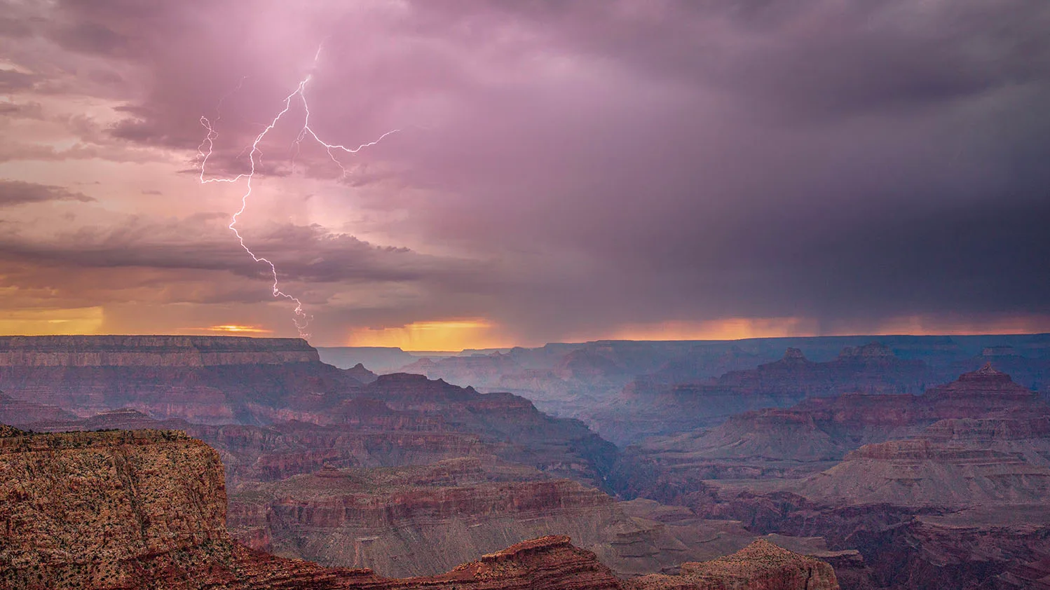 MST (72) Lightning at the Grand Canyon Arizona MST (72) Lightning at the Grand Canyon Arizona by Michael Joseph Baca, Casa de Baca Studios, Florence, Arizona