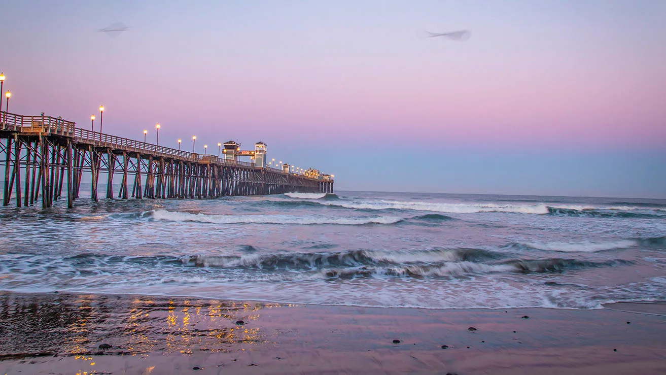 JW016 Oceanside Pier Oceanside CA Oceanside Pier Oceanside CA, a fine art photograph by Janell Evelyn Baca, Casa de Baca Studios, Florence, Arizona
