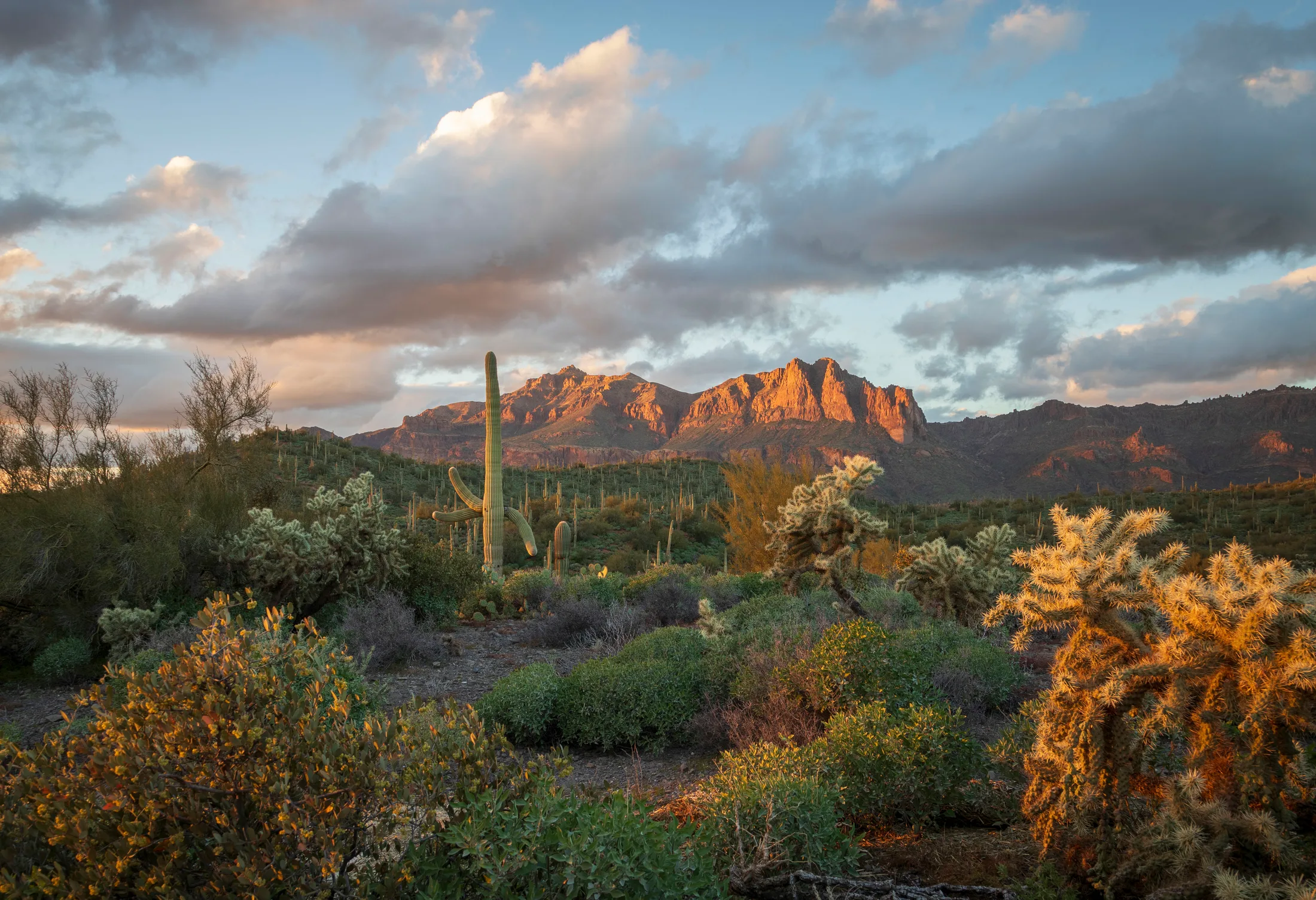 MSS (65) Peralta AZ Peralta AZ, sunset and sunrise, a fine art photograph by Michael Joseph Baca, Casa de Baca Studios, Florence, Arizona