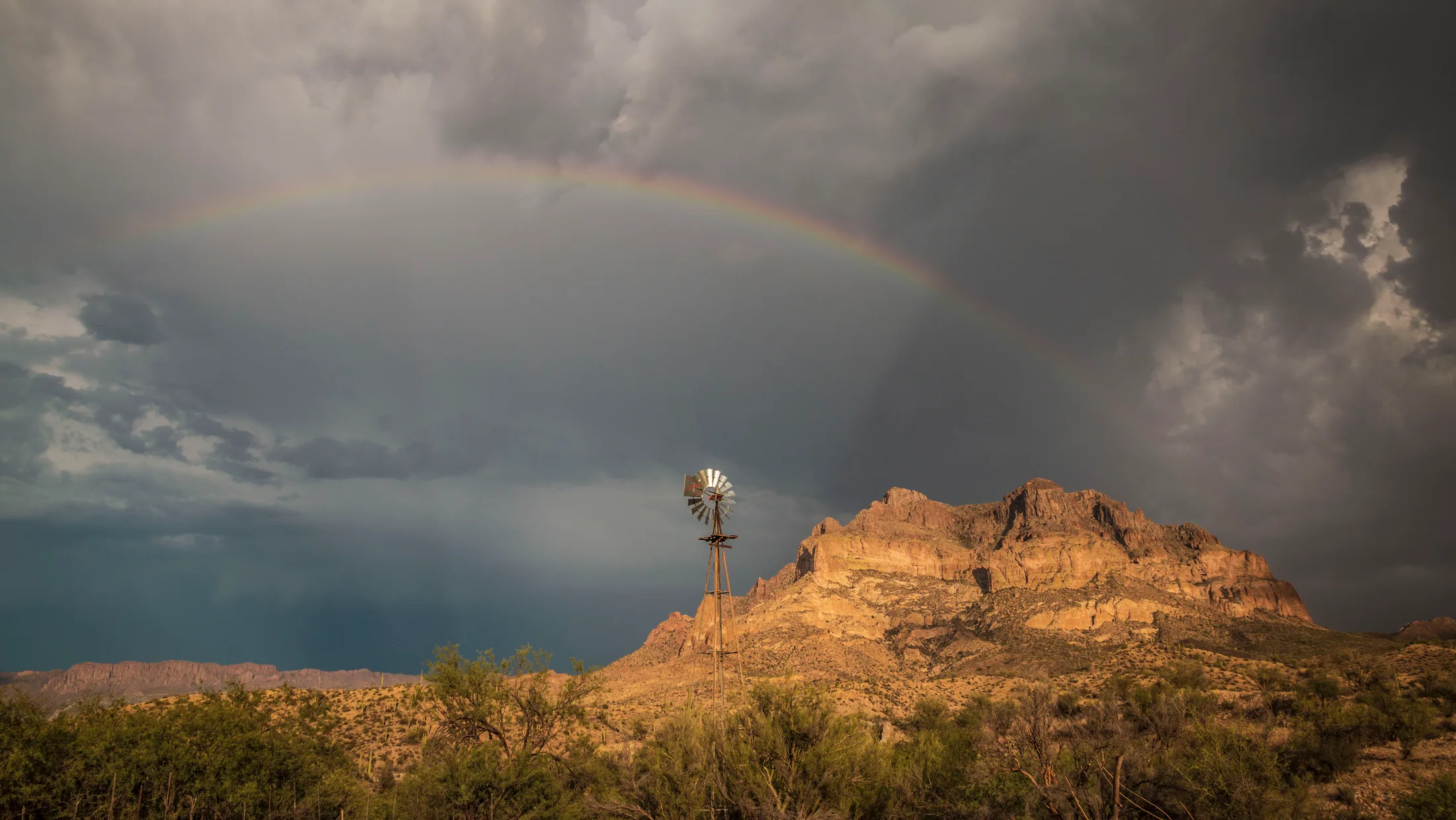 MST (19) Picket Post Mountain Superior AZ Picket Post Mountain Superior AZ, lightning, a fine art photograph by Michael Joseph Baca