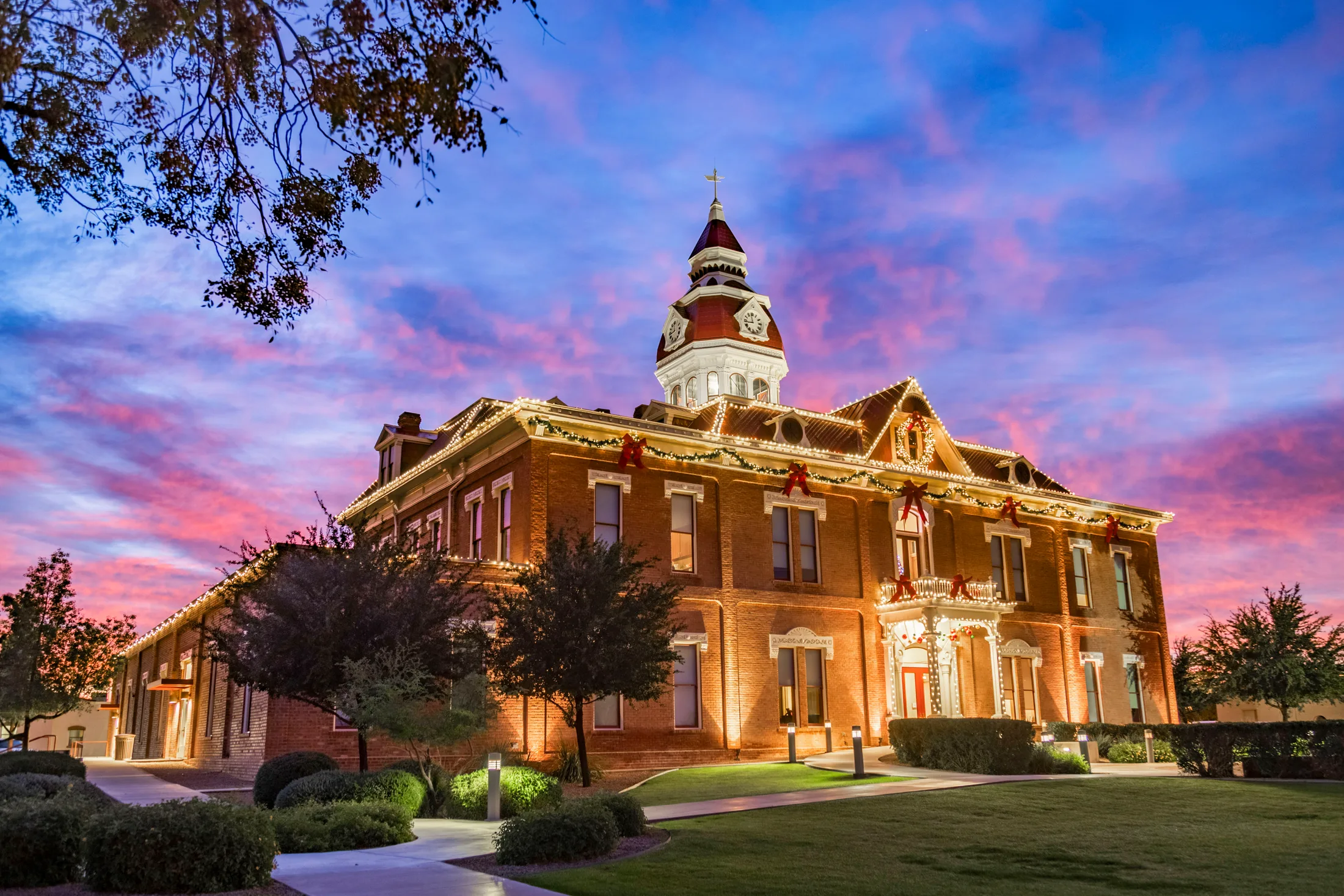 MAR (15) Pinal County Courthouse Florence AZ Pinal County Courthouse Florence AZ, architecture, a fine art photograph by Michael Joseph Baca