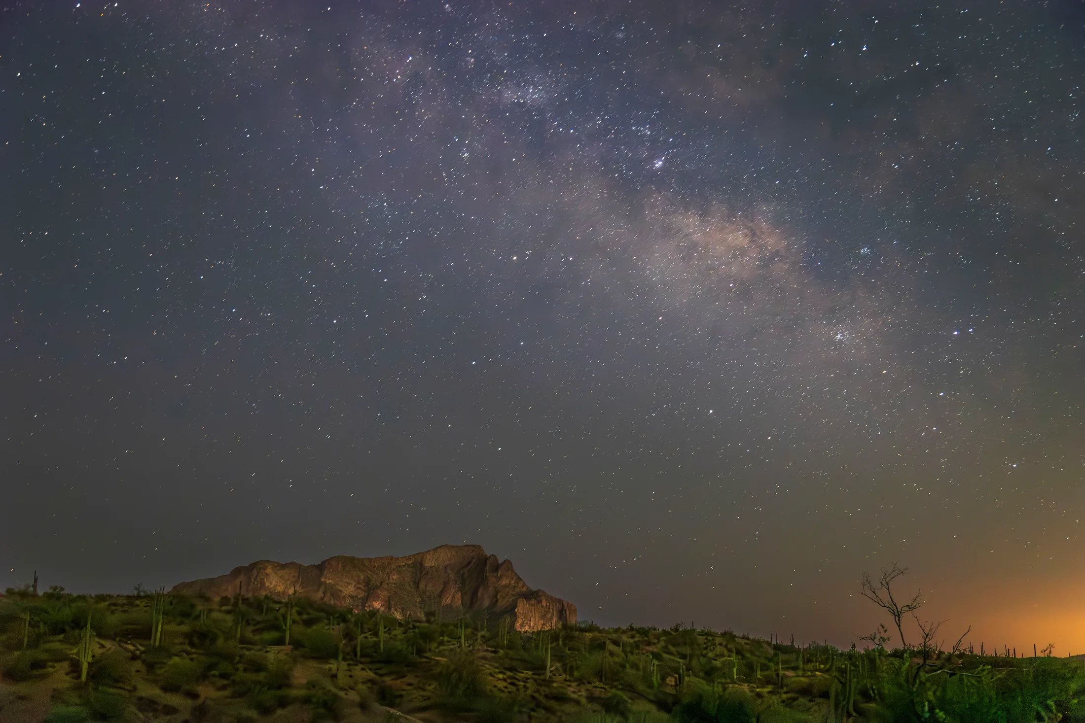 MMY (25) South Butte Milky Way South Butte Milky Way, a fine art photograph by Michael Joseph Baca, Casa de Baca Studios, Florence, Arizona