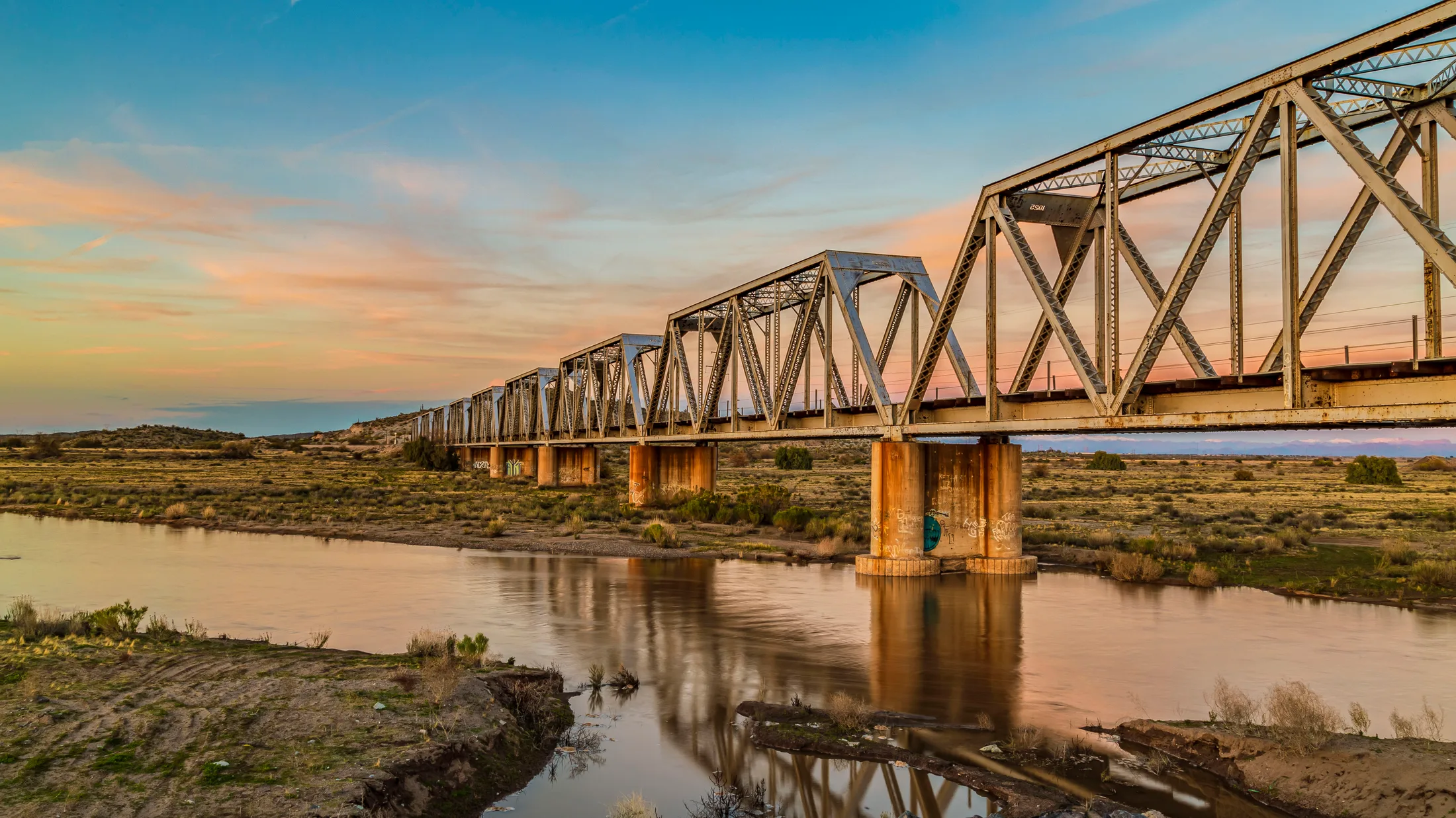 MAR (16) The Trestles in Coolidge AZ The Trestles in Coolidge AZ, architecture, a fine art photograph by Michael Joseph Baca