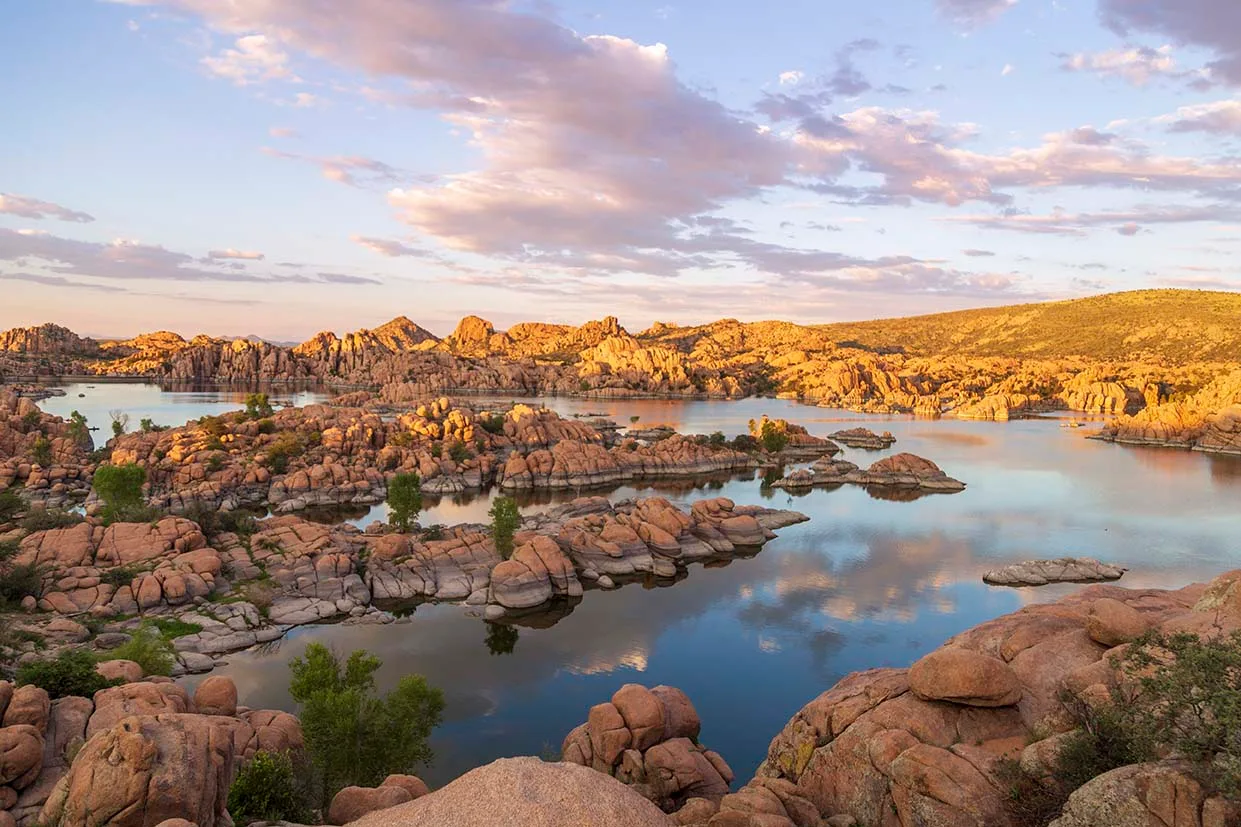 JW013 Watson Lake Watson Lake, ocean and lake and river and pier, a fine art photograph by Janell Evelyn Baca