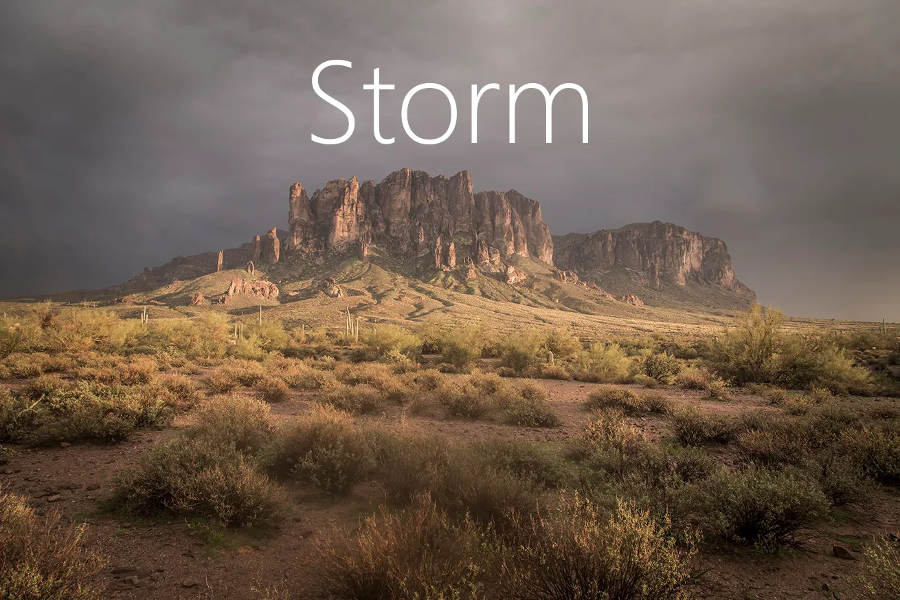 MST (1) Florence AZ, lightning, a fine art photograph by Michael Joseph Baca, Casa de Baca Studios, Florence, Arizona