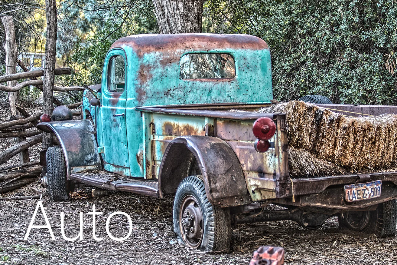 MOA (2) Superior AZ, vehicles, a fine art photograph by Michael Joseph Baca, Casa de Baca Studios, Florence, Arizona